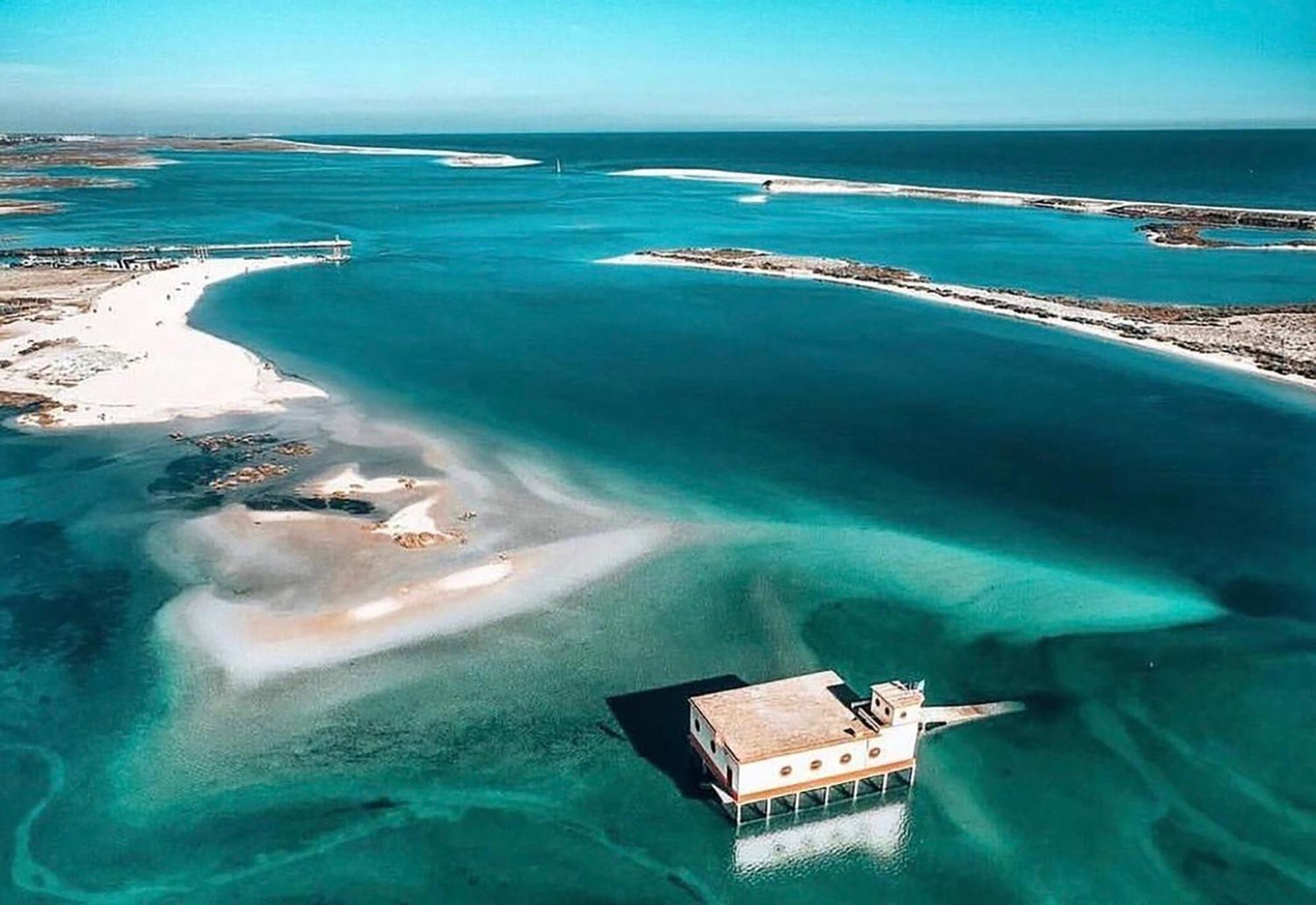 Casa Do Carmo Fuzeta By Junto Ao Mar Villa Bagian luar foto